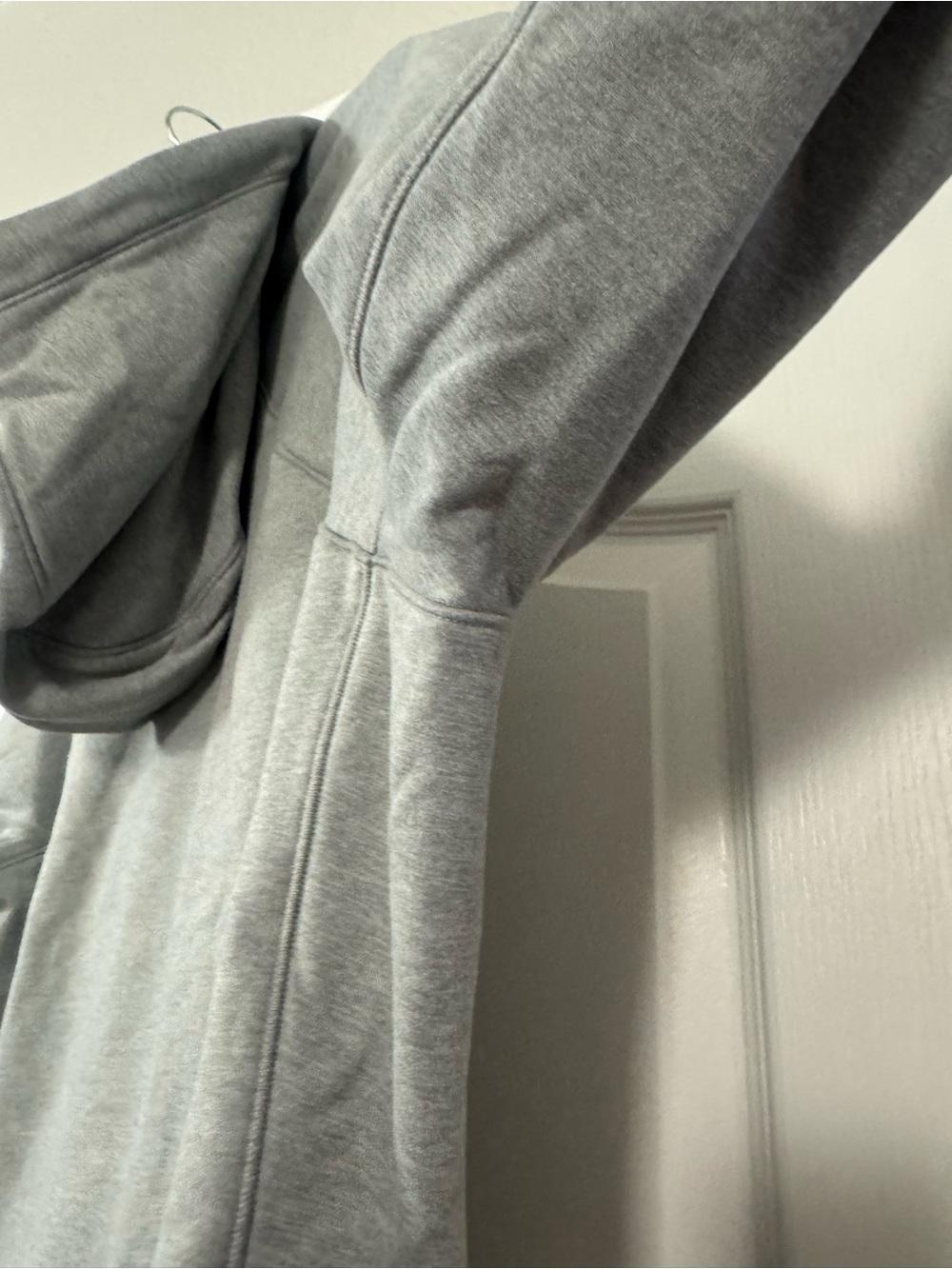 Athleta Light Gray Zip Hoodie with Branded Pull - Picture 14 of 16